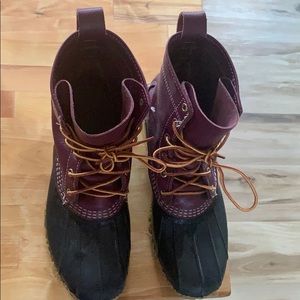 Women’s size 10 LL Bean Boots Purple